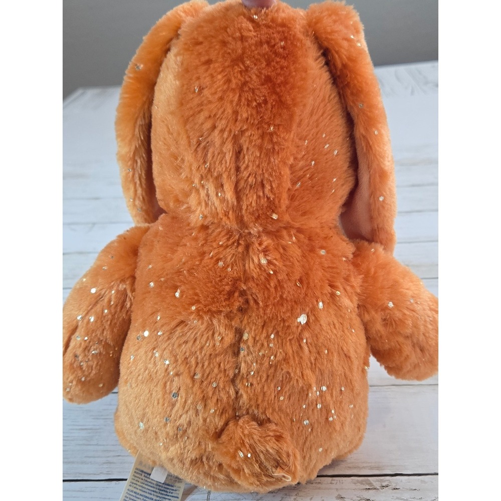 Build a Bear Pumpkin Spice Sparkle Pawlette Bunny Rabbit Plush Stuffed Animal - Picture 2 of 5